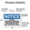 Signmission Ethanol Extremely Flammable Avoid Breathing OSHA Notice Sign, Plastic, 14in W x 10in L, 2PK OS-2PACK-NS-P-1014-L-12178 - alternate 4